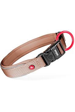 Obojek pes PREMIUM Nylon 20mm/40-45cm hnědá Zolux